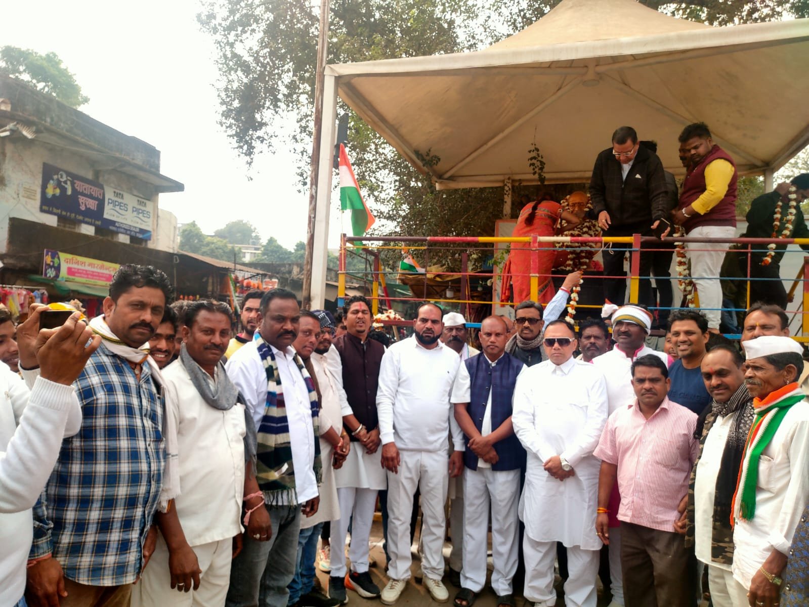 कांग्रेस ने राष्ट्रपिता महात्मा गांधी की मनाई पुण्यतिथि-आंचलिक ख़बरें-राजेंद्र राठौर 1 WhatsApp Image 2023 01 30 at 3.14.39 PM 1