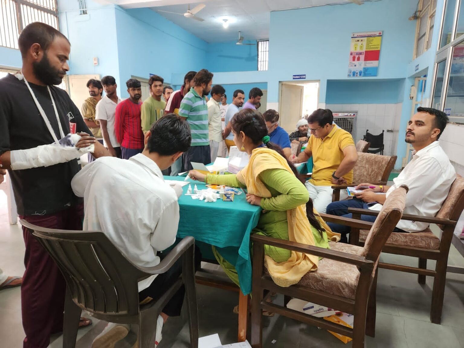 Health Checkup Camp जिला कारागार में स्वास्थ्य जांच शिविर का हुआ आयोजन