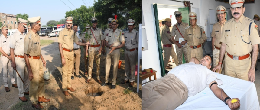 रिजर्व पुलिस लाईन में Police Martyrs Day आयोजन