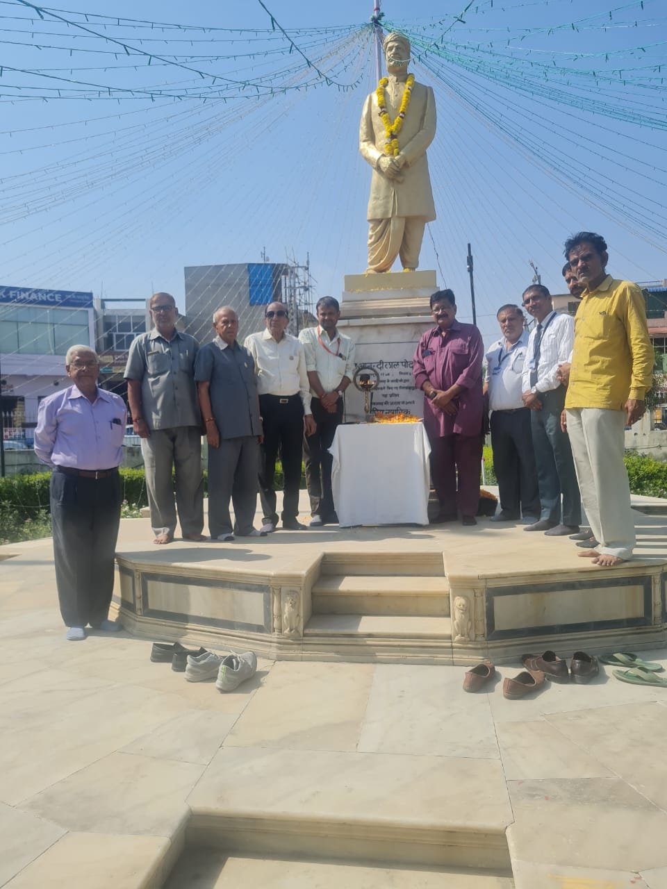 Anandi Lal Podar 149वीं जयन्ती की प्रतिमा