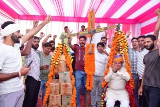 राजेंद्र भांबू का जोरदार सम्मान