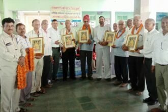 Surajgarh में पेंशनर्स समाज के वार्षिकअधिवेशन में हुआ सम्मान समारोह