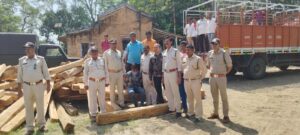 बागली वन विभाग की टीम द्वारा सागवान सिल्लीयो से भरी अवैध लकड़ी जब्त 2 jangalll