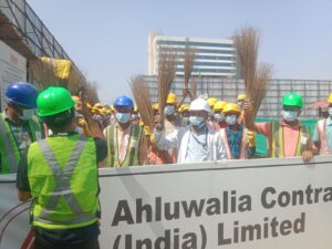 आज Max Hospital द्वारका साइट पर स्वच्छता अभियान 2 max hospita