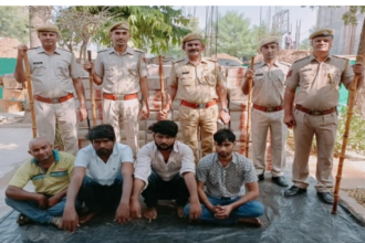 देशी शराब 04 आरोपीयों को किया गिरफ्तार