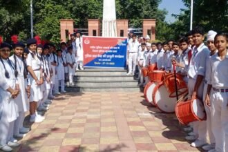 पुलिस बैंड शो का आयोजन