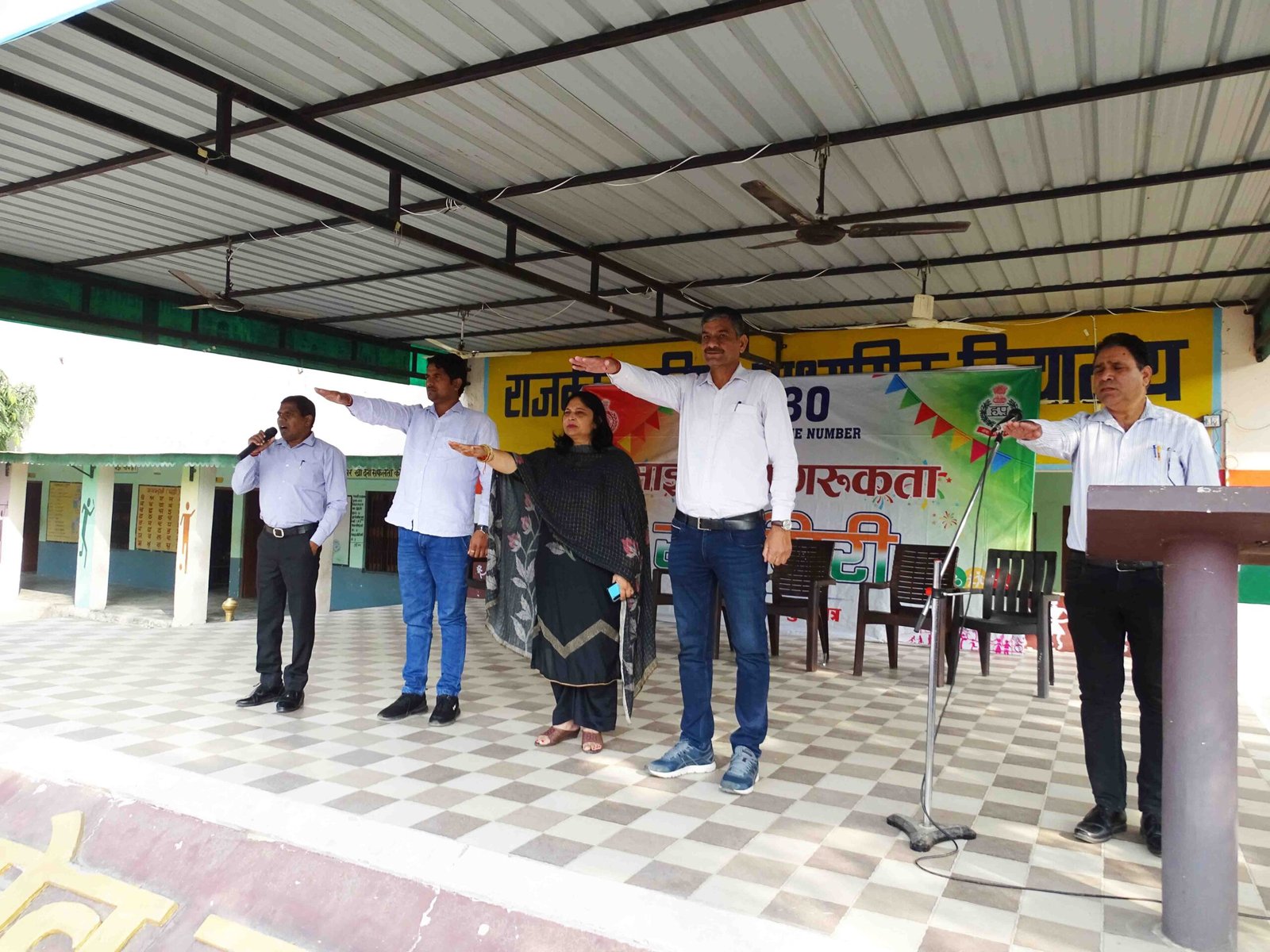 पुलिस द्वारा चलाया गया साइबर जागरुकता अभियान