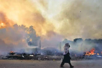 वायु प्रदूषण के चलते Anti Open Burning अभियान