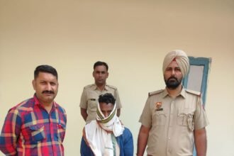 मारपीट करने वाला गिरफ्तार