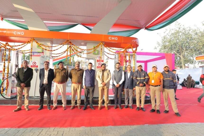 Kurukshetra जेल फीलिंग स्टेशन पर लगा पहला सीएनजी पंप 1 Kurukshetra जेल फीलिंग स्टेशन पर पहला सीएनजी पंप