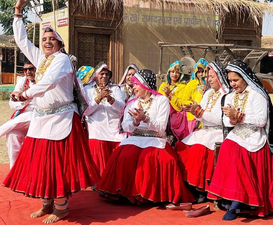 Haryana Pavilion में संस्कार गीत एवं रागनी गीत
