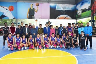 Basketball Tournament-2023 का समापन समारोह