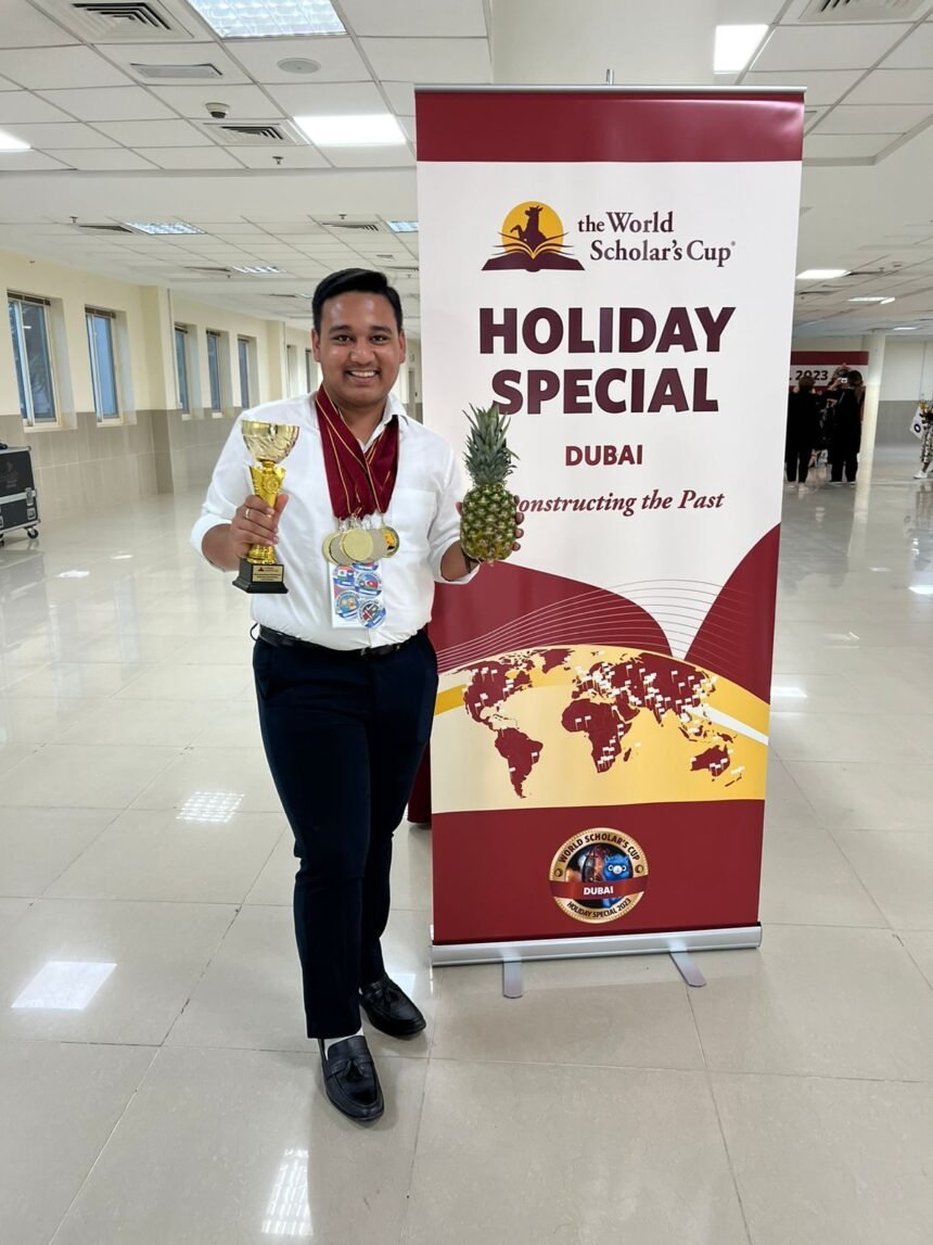ओनीर आल्हा ने World Scholars Cup प्रतियोगिता में