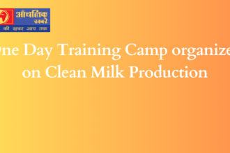 One Day Training Camp organized on Clean Milk Production