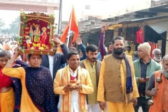 Ramghat से जबलपुर के लिए श्रीराम रथ यात्रा