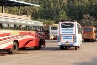 without permit Illegal buses