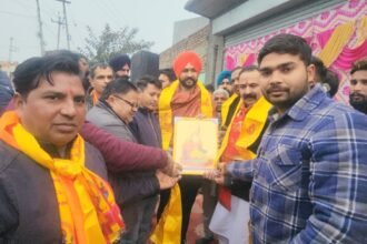 Maharishi Valmiki द्वार का राज्य मंत्री ने किया शिलान्यास