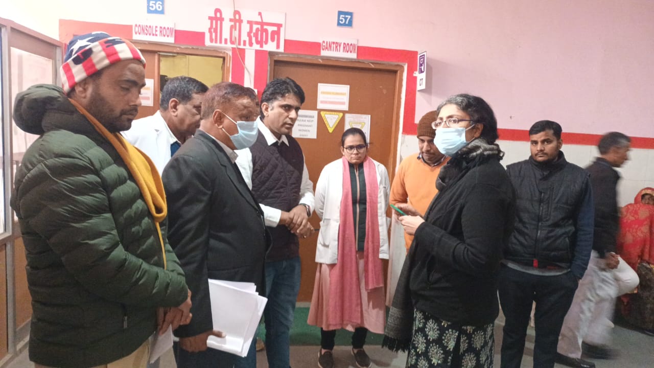 District Collector चिन्मयी गोपाल पहुंचीं BDK Hospital