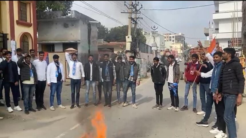 Rahul Jakhar के नेतृत्व में आरएएस अभ्यर्थियों का विरोध प्रदर्शन