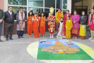 SriRam की प्राण प्रतिष्ठा पर पोस्टर व रंगोली प्रतियोगता का आयोजन