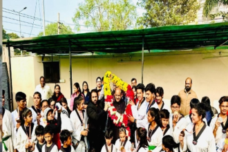 Kota District Taekwondo Academy के विजेताओं को ओम बिरला जी ने दी बधाई