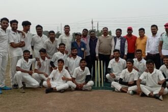 District Level Cricket (पुरुष) प्रतियोगिता का शुभारंभ
