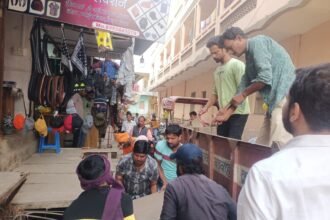 MG Road से लगे मार्ग की कार्यवाही