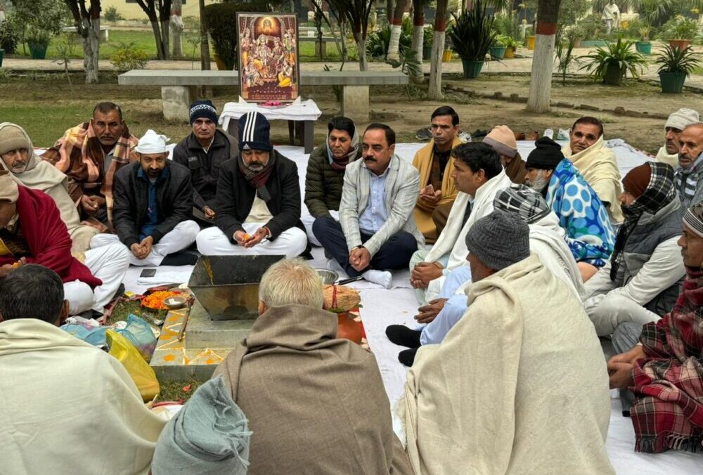 ShreeRam के प्राण-प्रतिष्ठा पर हवन-यज्ञ किया गया