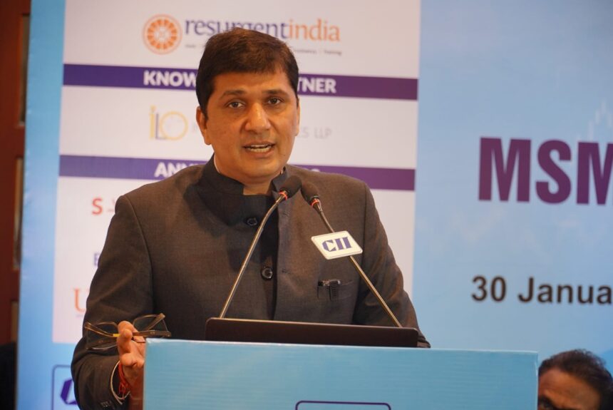 Saurabh Bhardwaj MSME समिट में हुए शामिल