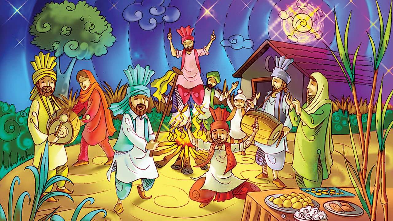 Lohri का पावन पर्व बहुत हर्ष उल्लास के साथ मनाया 3 Lohri  के पावन पर्व की बधाइयां दी