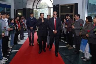 Union Minister of State for Defense and Tourism Ajay Bhatt visits C-DOT