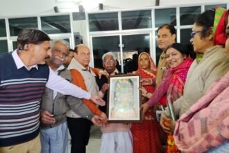 MLA Babulal Kharadi का कार्यकर्ताओं द्वारा किया गया स्वागत