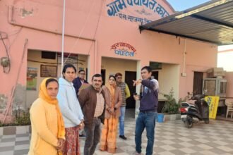 Public Hearing कार्यक्रम का सीईओ चौधरी द्वारा किया गया निरीक्षण