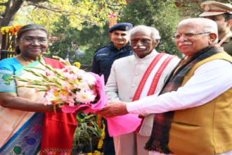 President ने 37वें सूरजकुंड अंतरराष्ट्रीय शिल्प मेले का उद्घाटन किया