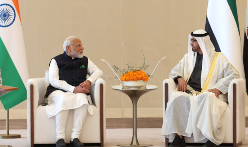 Prime Minister's meeting with the President of United Arab Emirates (UAE)