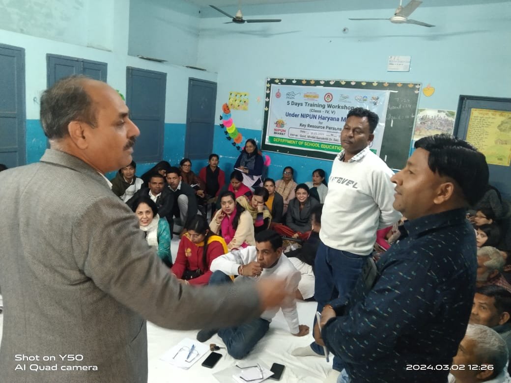 रिसोर्स पर्सन्स का Training Program शुरू- विनोद कौशिक