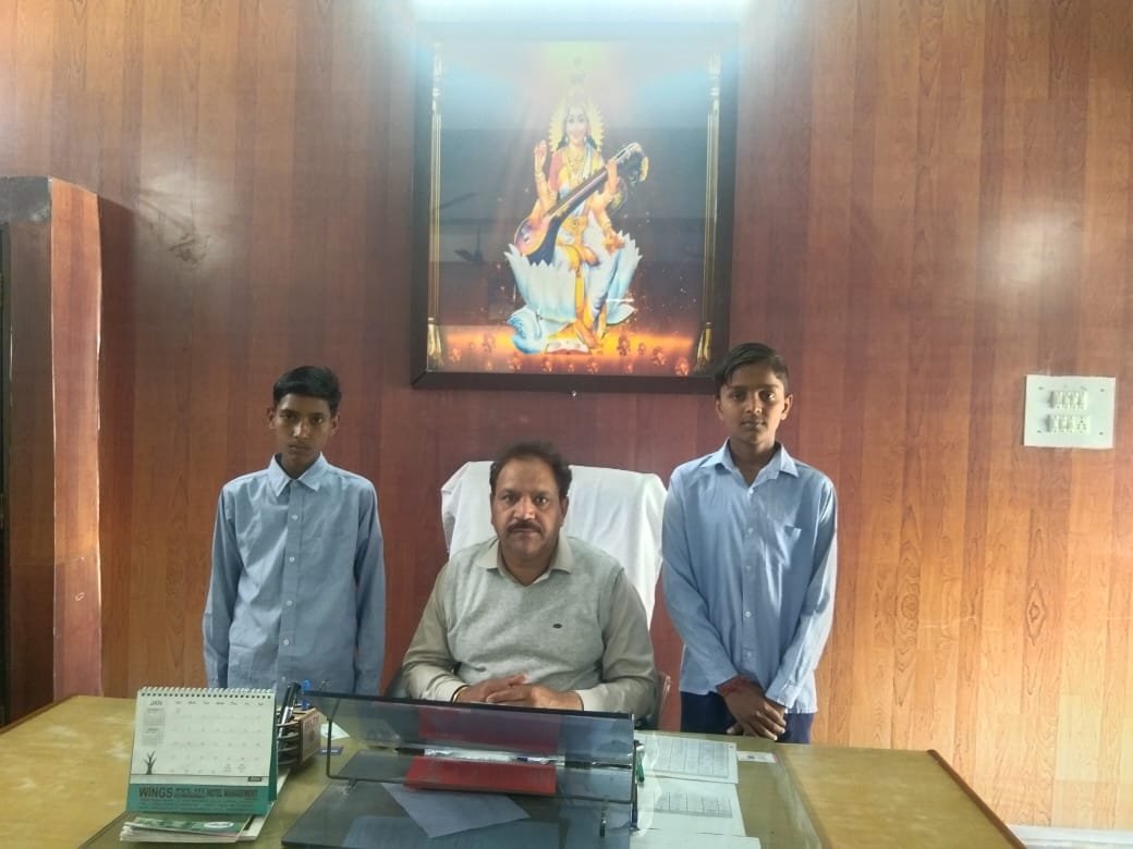 Government Senior Secondary School Bastali के दो छात्रों ने स्कीम बुनियाद लेवल- 2 Exam किया पास: सतीश शर्मा