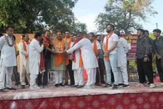 Ram Navami Celebration: राम नवमी के उपलक्ष्य में नीलोखेड़ी शहर में निकाली विशाल शोभा यात्रा