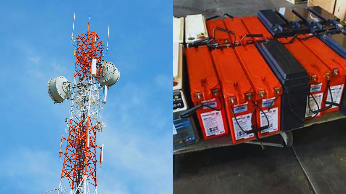Mobile towers से बैटरी एवं मशीनों की चोरी करने वाले गिरोह के 2 आरोपी गिरफ्तार 2 Mobile towers बैटरी