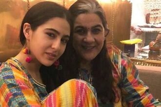 Sara Ali Khan and Amrita Singh