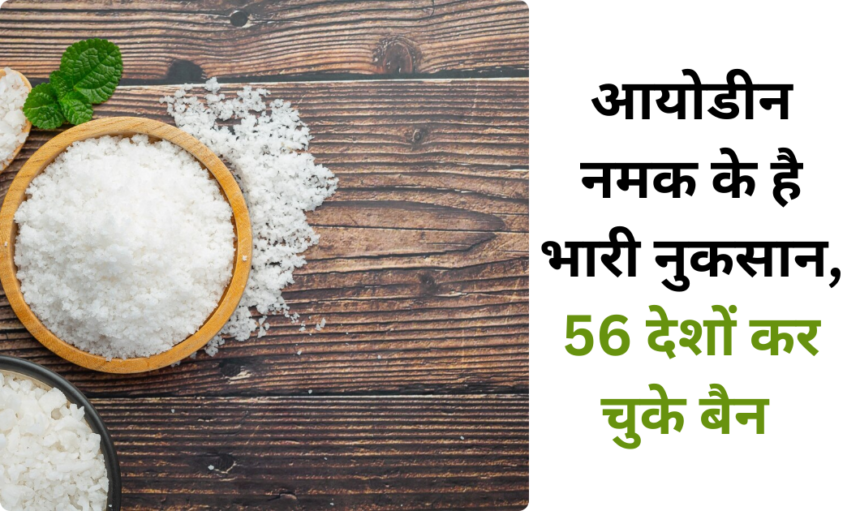Iodine Salt : आयोडीन नमक के है भारी नुकसान, 56 देशों कर चुके बैन