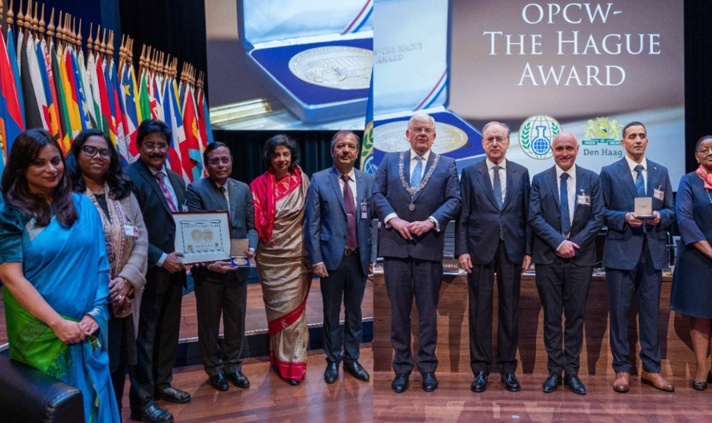 OPCW-The Hague Award : भारतीय रासायनिक परिषद को मिला ओपीसीडब्ल्यू-द हेग पुरस्कार