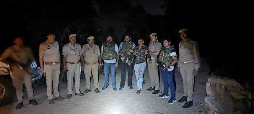 Jhansi UP | Crime News | में देर रात एनकाउंटर: कुख्यात 'पिस्टन गिरोह' का सरगना रसीद गिरफ्तार | UP Police 1 WhatsApp Image 2025 03 24 at 8.08.55 AM