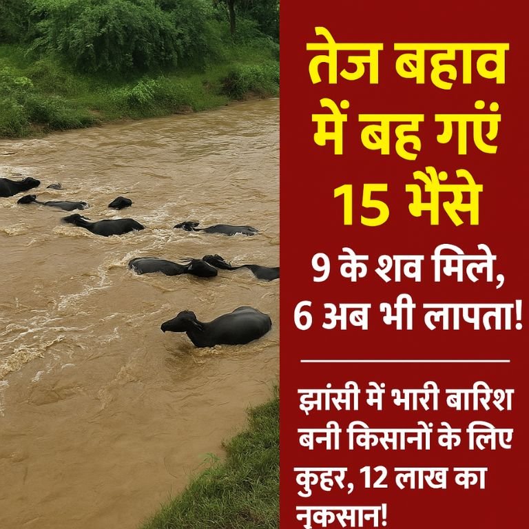 झांसी बारिश हादसा