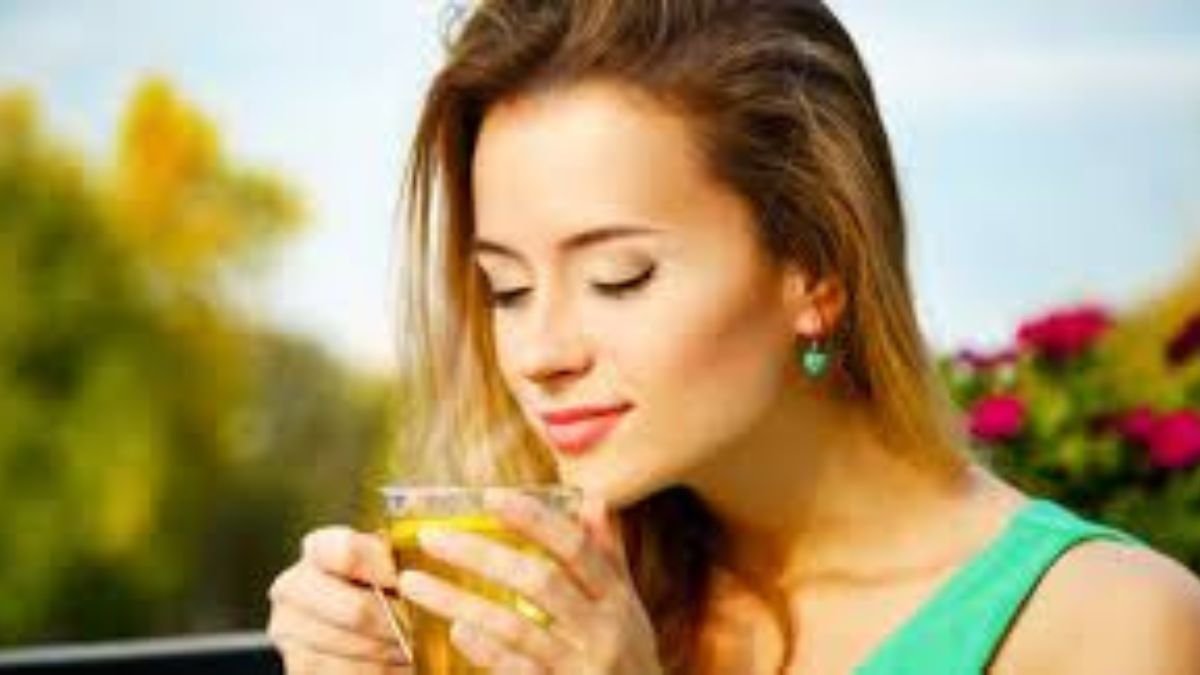Drinking Green Tea