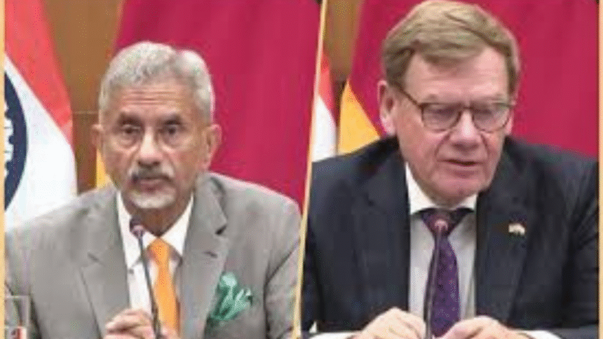 जर्मनी के विदेश मंत्री के साथ डॉ. जयशंकर