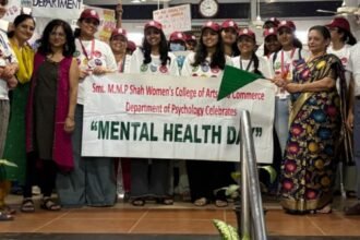 एम एम पी शाह कॉलेज में मानसिक स्वास्थ्य सप्ताह का आयोजन: छात्रों के लिए जागरूकता कार्यक्रम और रैली 18 मानसिक स्वास्थ्य