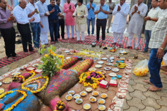 शिवपुरी में गोवर्धन पूजा का भव्य आयोजन