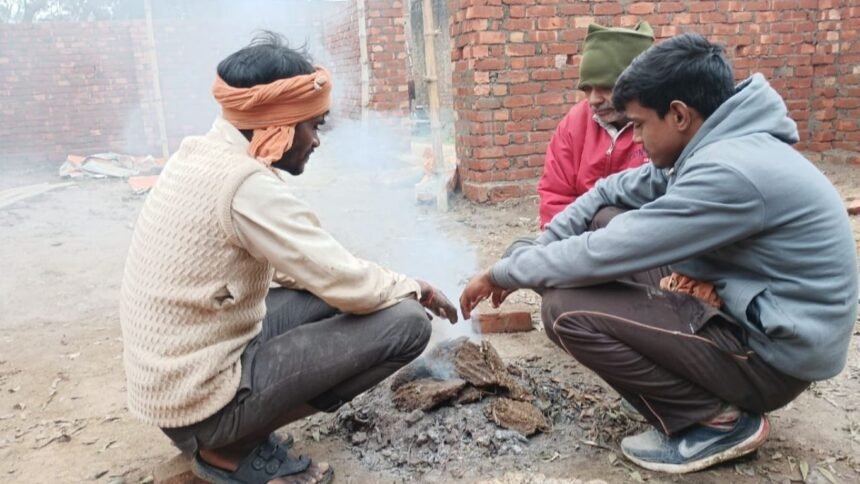 hardoi me log thand se pareshan