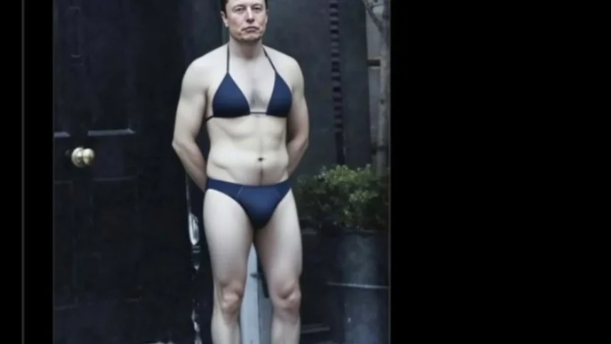 बिना इजाज़त कपड़े उतार रहा है Grok AI! Elon Musk फंसे 1 elon musk in bikni